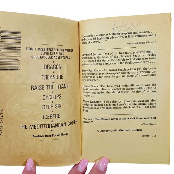 Dragon by Clive Cussler - Paperback - A Dirk Pitt Novel - Picture 4 of 6